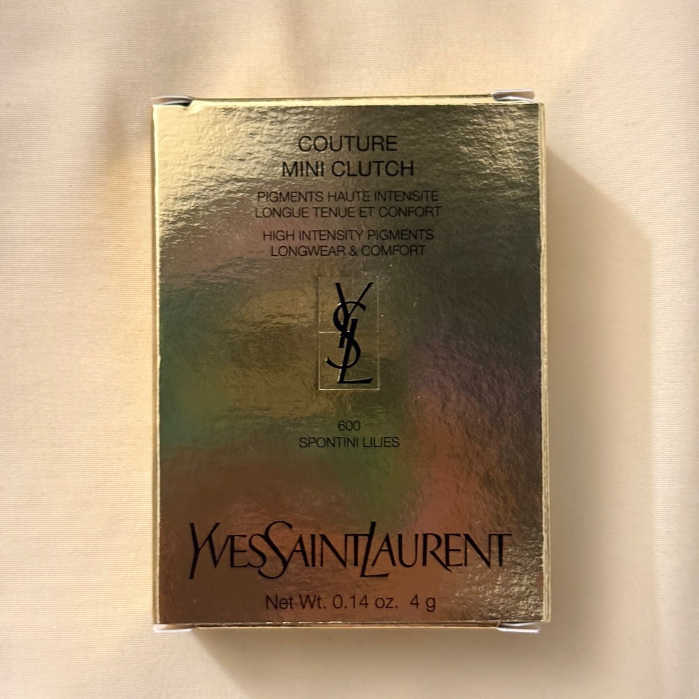 YSL Couture Mini Clutch 600 Spontini Lilies Eyeshadow Palette Brand New in Box - Picture 2 of 3
